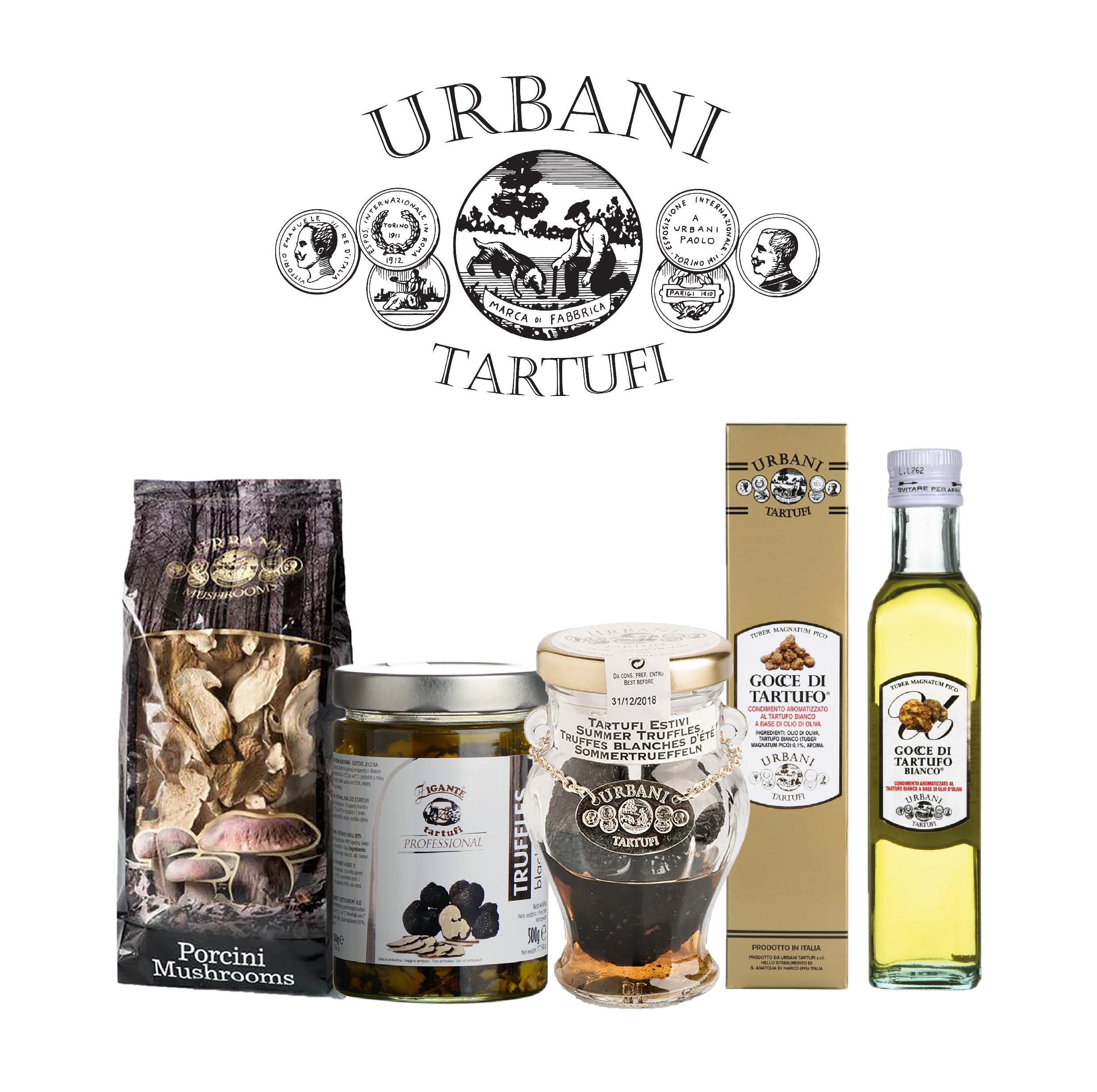 Urbani Tartufi product showcase