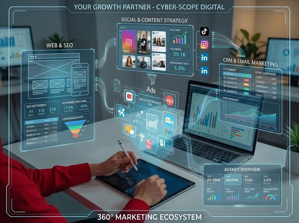 Sendian Media 360 Digital Marketing Ecosystem