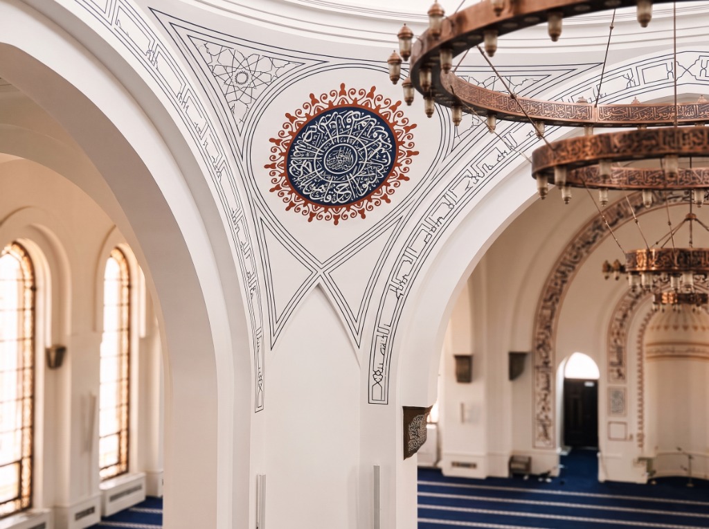Sendian Paints & Coats architectural decorative finishes and calligraphy detail